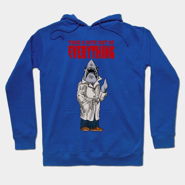 Take a bite out of Jaws Hoodie by TechnoRetroDads